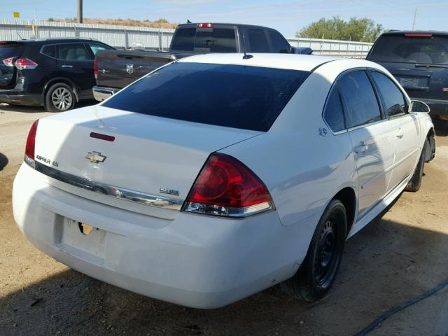 2G1WB57K991125159 - 2009 CHEVROLET IMPALA LS WHITE photo 4