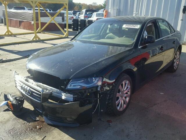 WAUSF78K29N055763 - 2009 AUDI A4 BLACK photo 2