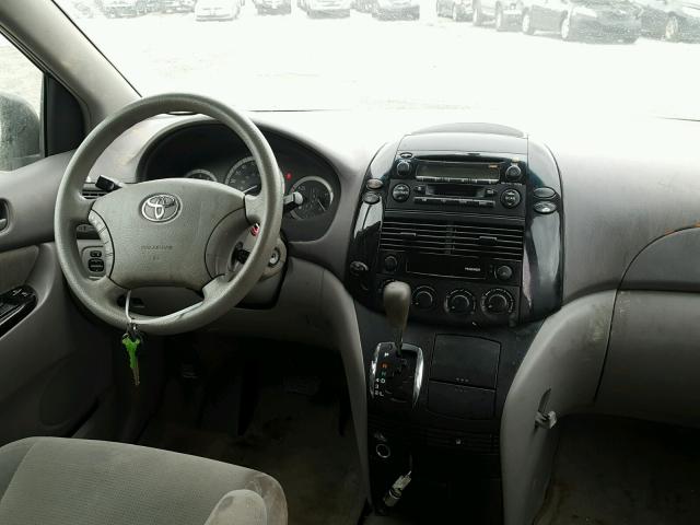 5TDZA23C84S053358 - 2004 TOYOTA SIENNA BLUE photo 9