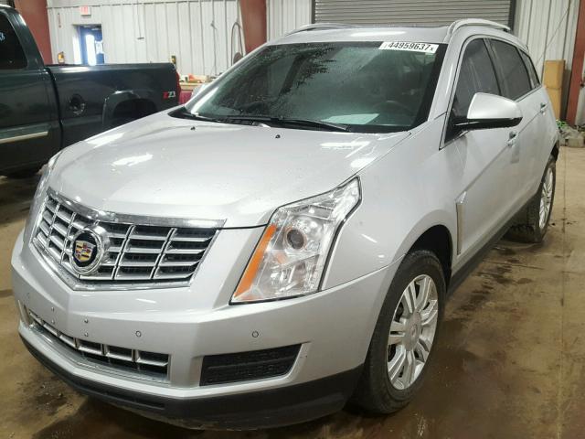 3GYFNEE34FS618302 - 2015 CADILLAC SRX LUXURY SILVER photo 2