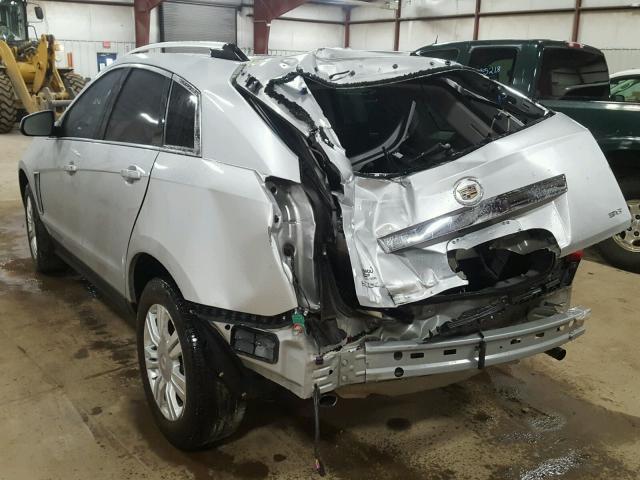 3GYFNEE34FS618302 - 2015 CADILLAC SRX LUXURY SILVER photo 3