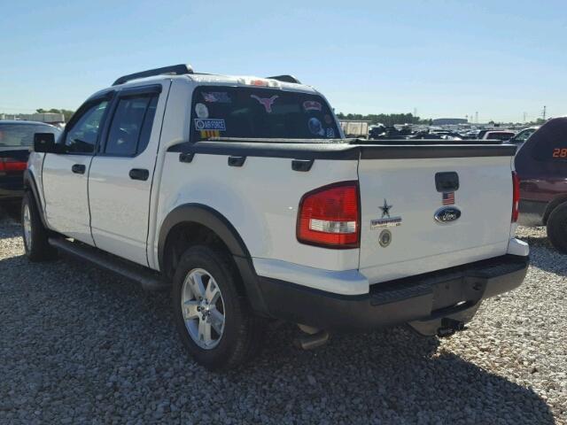 1FMEU31K67UA10770 - 2007 FORD EXPLORER S WHITE photo 3