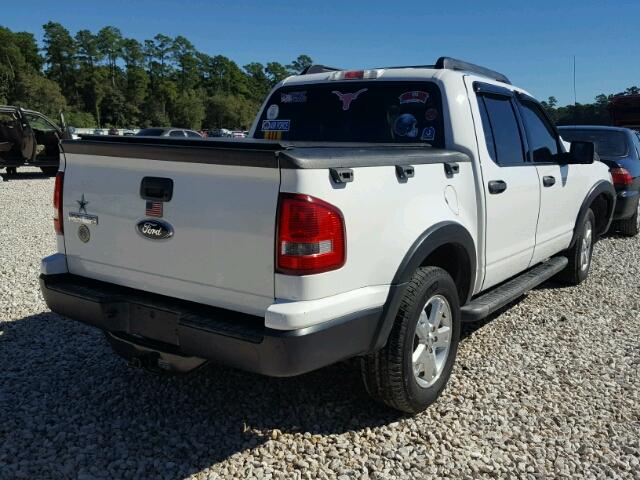 1FMEU31K67UA10770 - 2007 FORD EXPLORER S WHITE photo 4