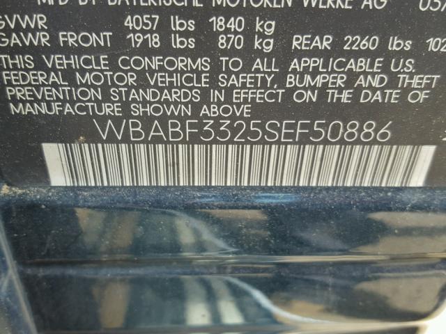 WBABF3325SEF50886 - 1995 BMW 325 IS Yaşıl foto 10