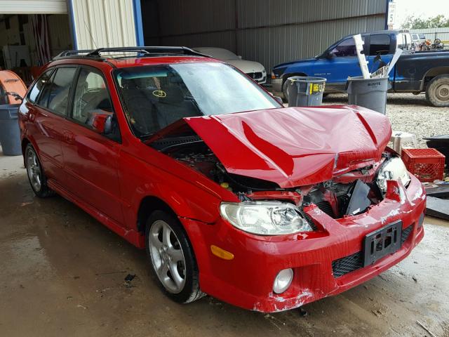 JM1BJ245521449128 - 2002 MAZDA PROTEGE PR RED photo 1