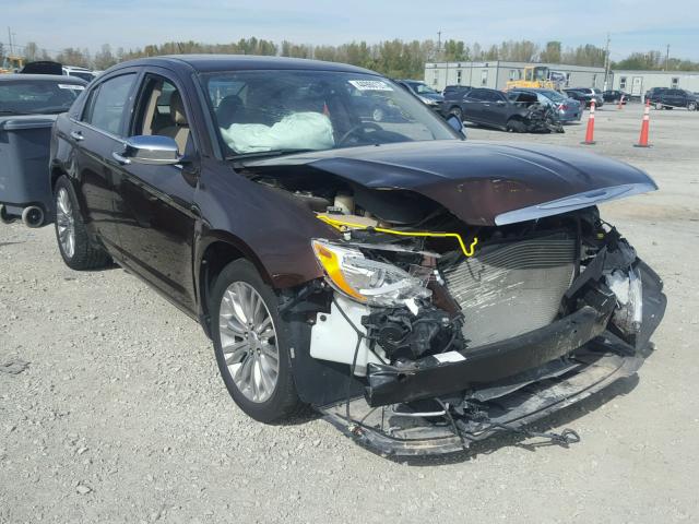 1C3CCBCG6DN503232 - 2013 CHRYSLER 200 BROWN photo 1