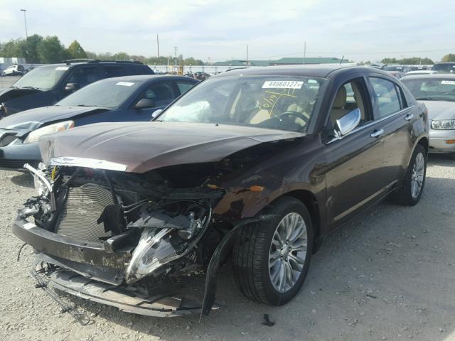 1C3CCBCG6DN503232 - 2013 CHRYSLER 200 BROWN photo 2