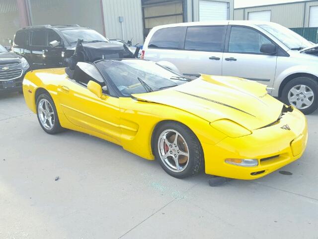 1G1YY32G4Y5103016 - 2000 CHEVROLET CORVETTE YELLOW photo 1