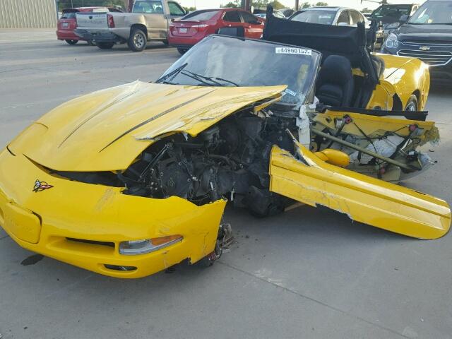 1G1YY32G4Y5103016 - 2000 CHEVROLET CORVETTE YELLOW photo 10