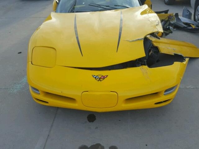 1G1YY32G4Y5103016 - 2000 CHEVROLET CORVETTE YELLOW photo 7