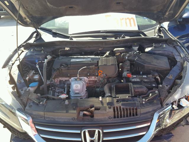 1HGCR2F34EA215044 - 2014 HONDA ACCORD LX BLUE photo 7