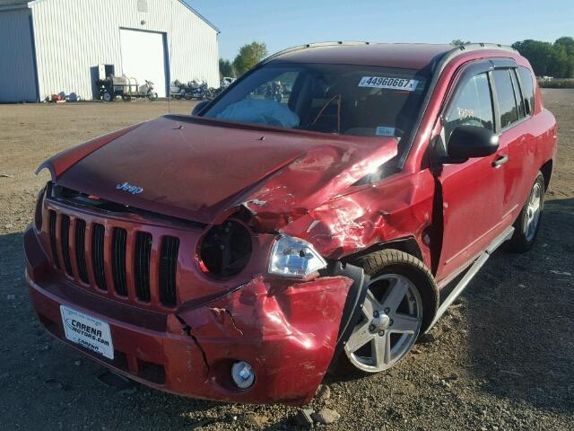 1J4NF4FB9AD506046 - 2010 JEEP COMPASS SP RED photo 2