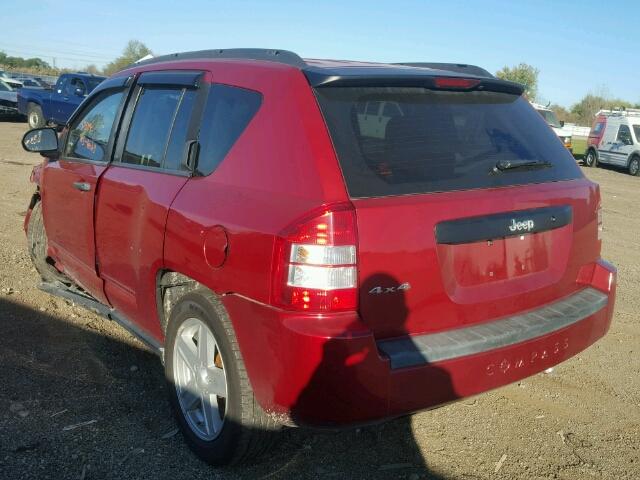 1J4NF4FB9AD506046 - 2010 JEEP COMPASS SP RED photo 3