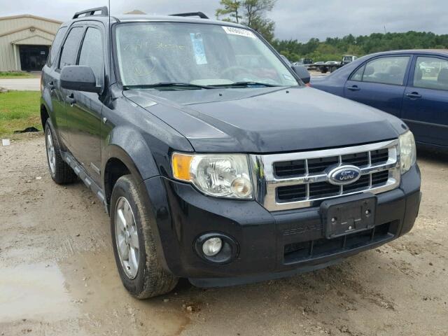 1FMCU03108KE76007 - 2008 FORD ESCAPE XLT BLACK photo 1