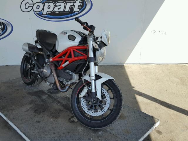 ZDM1RANN5CB056646 - 2012 DUCATI MONSTER 79 WHITE photo 1