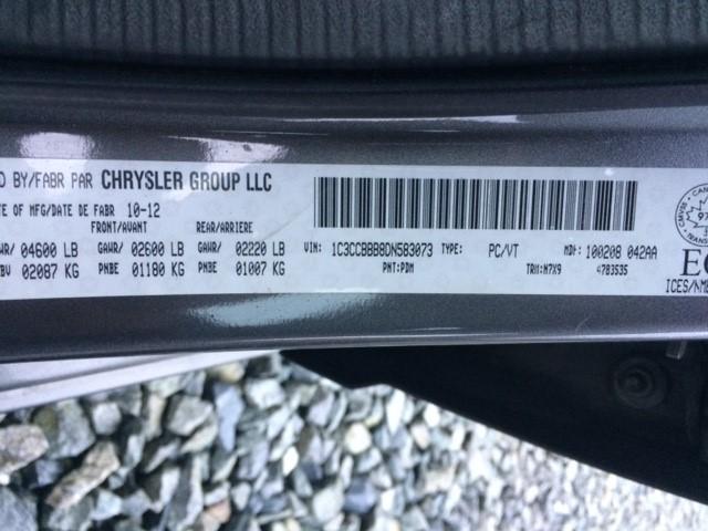 1C3CCBBB8DN583073 - 2013 CHRYSLER 200 TOURIN GRAY photo 9