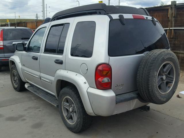 1J4GL38K33W705254 - 2003 JEEP LIBERTY RE SILVER photo 3