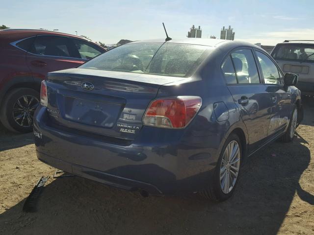 JF1GJAD66DG030560 - 2013 SUBARU IMPREZA PR BLUE photo 4