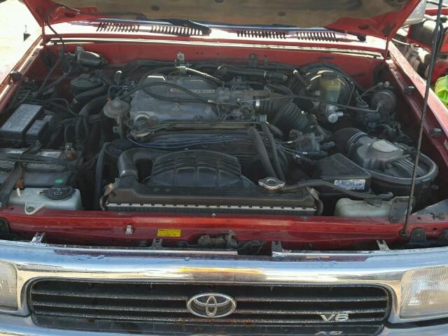 JT3VN39W4P0127865 - 1993 TOYOTA 4RUNNER RED photo 7