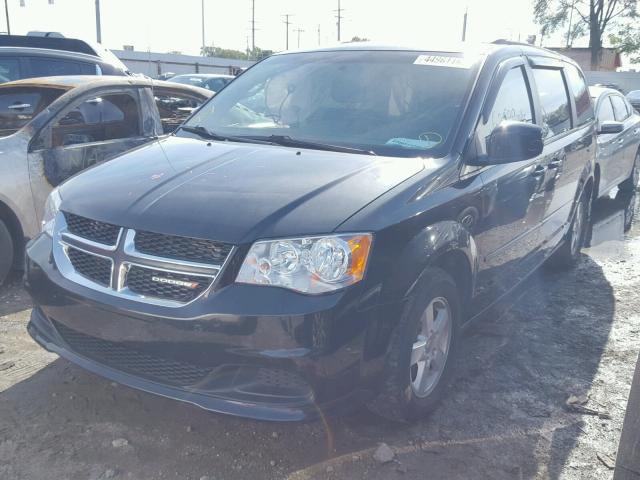 2C4RDGCG7DR523847 - 2013 DODGE GRAND CARA BLACK photo 2