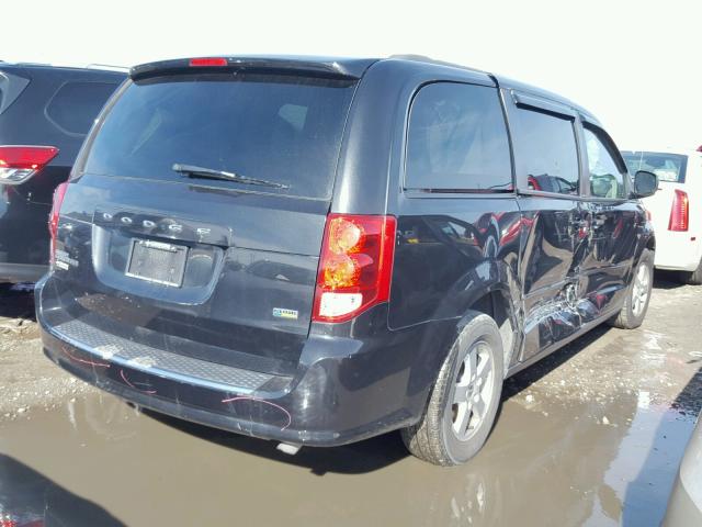 2C4RDGCG7DR523847 - 2013 DODGE GRAND CARA BLACK photo 4