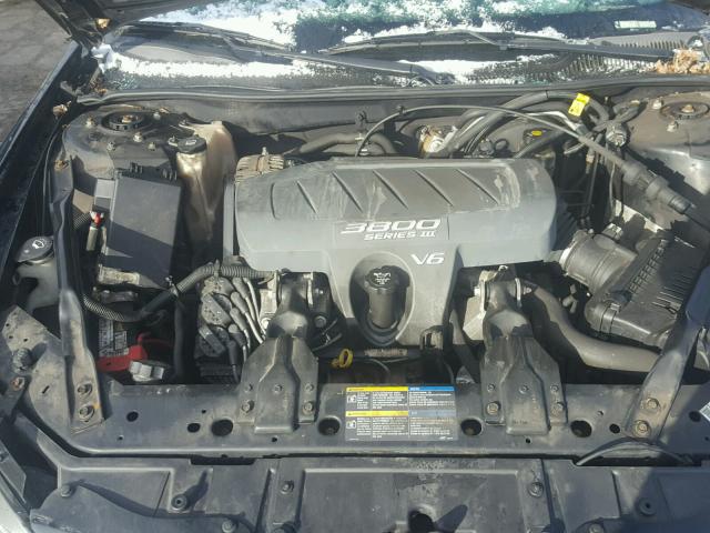 2G2WP522551317449 - 2005 PONTIAC GRAND PRIX Чорний фото 7