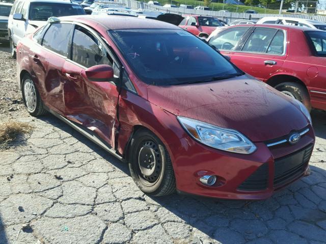 1FAHP3F23CL150959 - 2012 FORD FOCUS SE RED photo 1