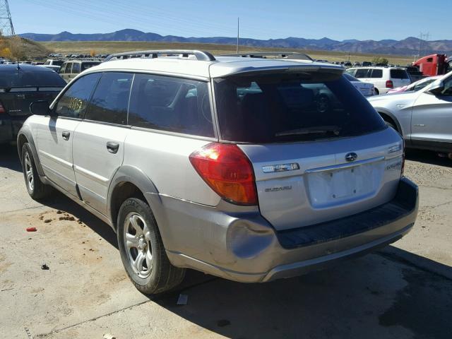 4S4BP61C377320281 - 2007 SUBARU LEGACY SILVER photo 3