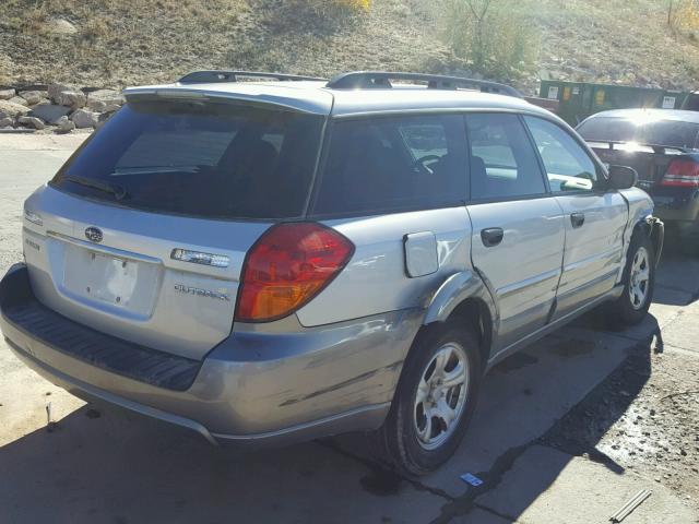 4S4BP61C377320281 - 2007 SUBARU LEGACY SILVER photo 4