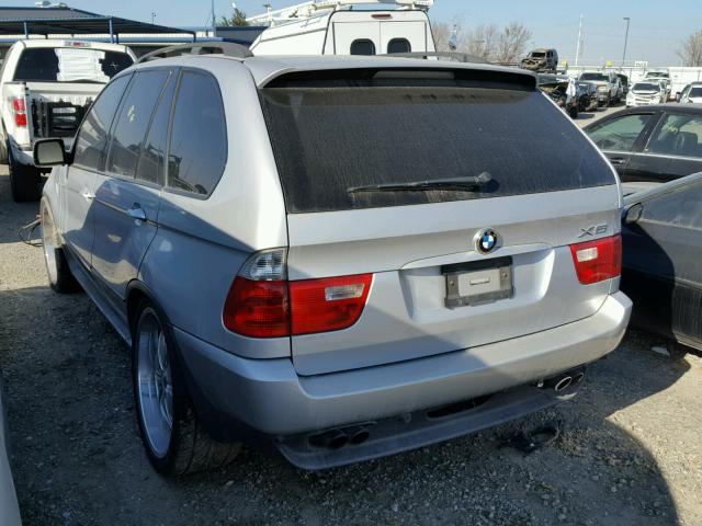 5UXFB53516LV23798 - 2006 BMW X5 4.4I SILVER photo 3