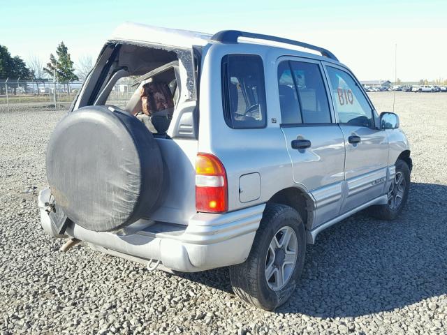 2CNBJ634336903905 - 2003 CHEVROLET TRACKER LT GRAY photo 4