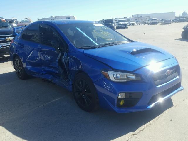 JF1VA1J63F9812432 - 2015 SUBARU WRX BLUE photo 1