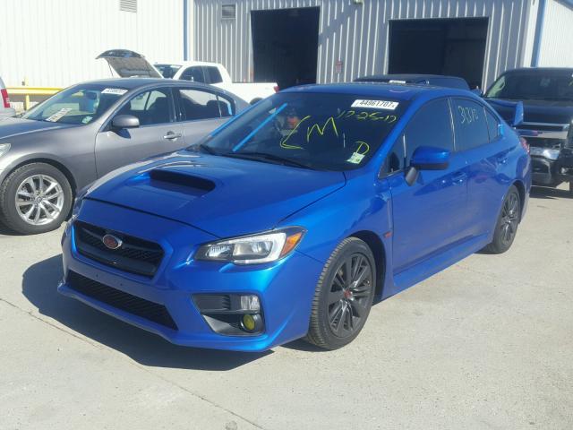 JF1VA1J63F9812432 - 2015 SUBARU WRX BLUE photo 2