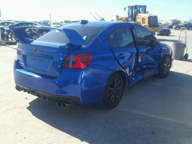 JF1VA1J63F9812432 - 2015 SUBARU WRX BLUE photo 4