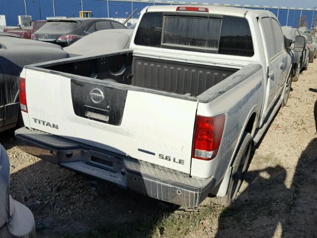 1N6BA0ED0AN301998 - 2010 NISSAN TITAN XE WHITE photo 4