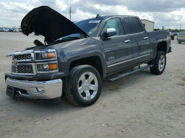 3GCUKSEC9FG358258 - 2015 CHEVROLET SILVERADO BLACK photo 2