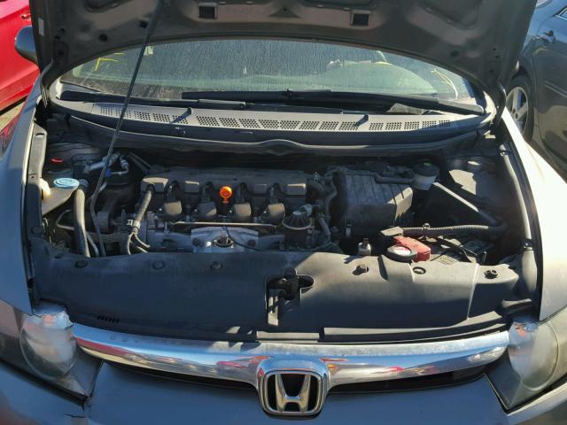 1HGFA15596L048803 - 2006 HONDA CIVIC GRAY photo 7