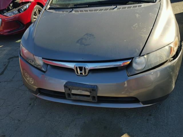 1HGFA15596L048803 - 2006 HONDA CIVIC GRAY photo 9