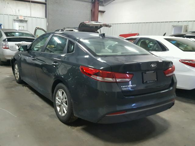 5XXGT4L36GG023004 - 2016 KIA OPTIMA LX GRAY photo 3