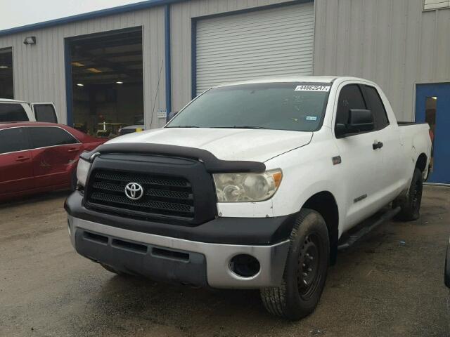 5TFBV54148X081274 - 2008 TOYOTA TUNDRA WHITE photo 2