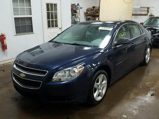 1G1ZB5EB0AF243016 - 2010 CHEVROLET MALIBU LS BLUE photo 2