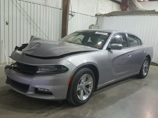 2C3CDXHG5GH355347 - 2016 DODGE CHARGER SX GRAY photo 2