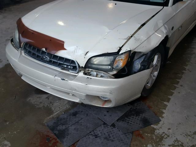 4S3BH806847635968 - 2004 SUBARU LEGACY WHITE photo 9