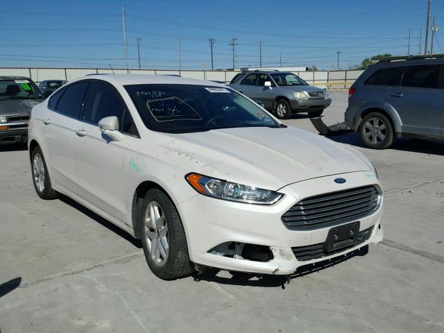 1FA6P0H79F5127158 - 2015 FORD FUSION SE WHITE photo 1