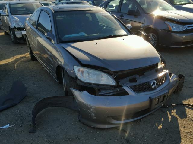 1HGEM21935L027185 - 2005 HONDA CIVIC EX GRAY photo 1