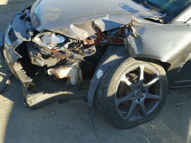 1HGEM21935L027185 - 2005 HONDA CIVIC EX GRAY photo 10