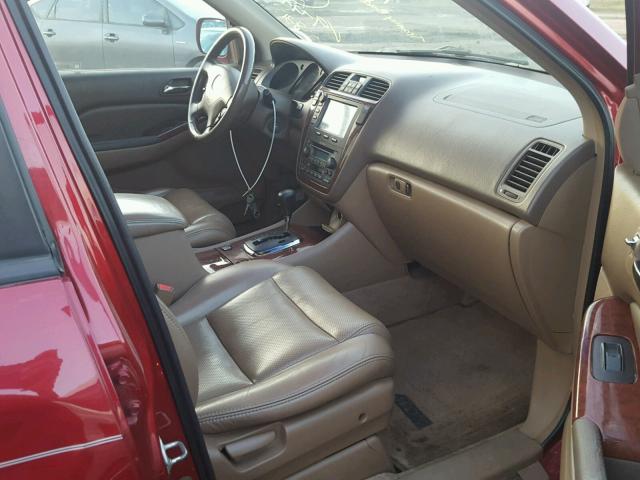 2HNYD18253H535743 - 2003 ACURA MDX MAROON photo 5