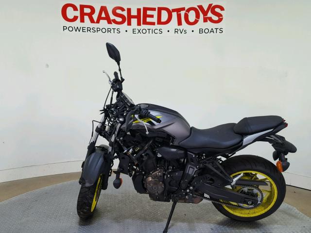 JYARM27E0JA000595 - 2018 YAMAHA MT07 BLACK photo 5