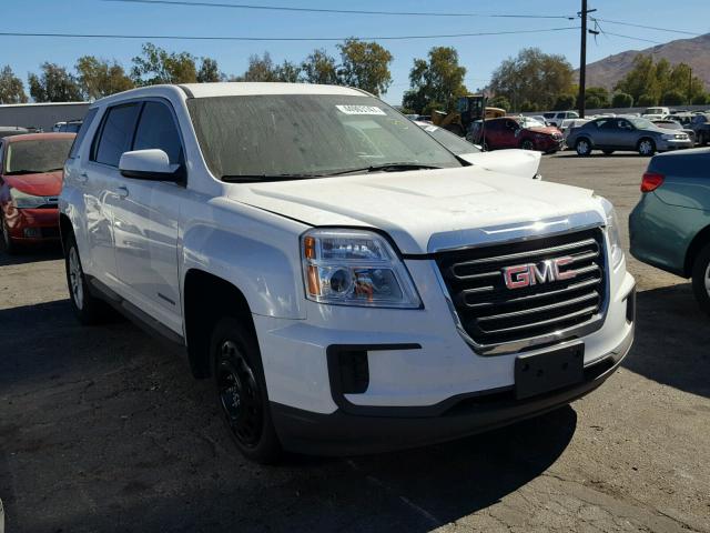 2GKALMEK5G6346127 - 2016 GMC TERRAIN SL WHITE photo 1