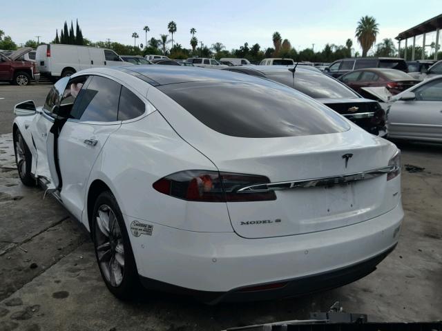 5YJSA1E22GF129486 - 2016 TESLA MODEL S WHITE photo 3